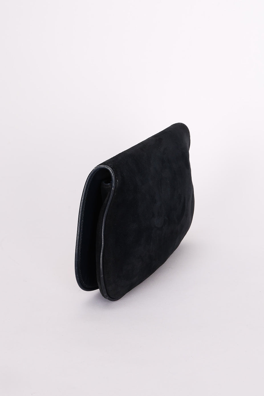 Gucci Blondie Clutch Navy Suede