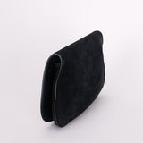 Gucci Blondie Clutch Navy Suede