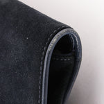 Gucci Blondie Clutch Navy Suede