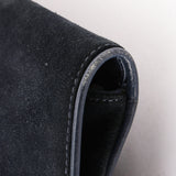 Gucci Blondie Clutch Navy Suede