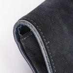 Gucci Blondie Clutch Navy Suede