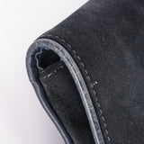 Gucci Blondie Clutch Navy Suede