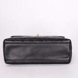 Chanel Kelly Top Handle Bag Black Caviar 24K GP