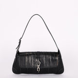Gucci Jackie Shoulder Bag Black Eel