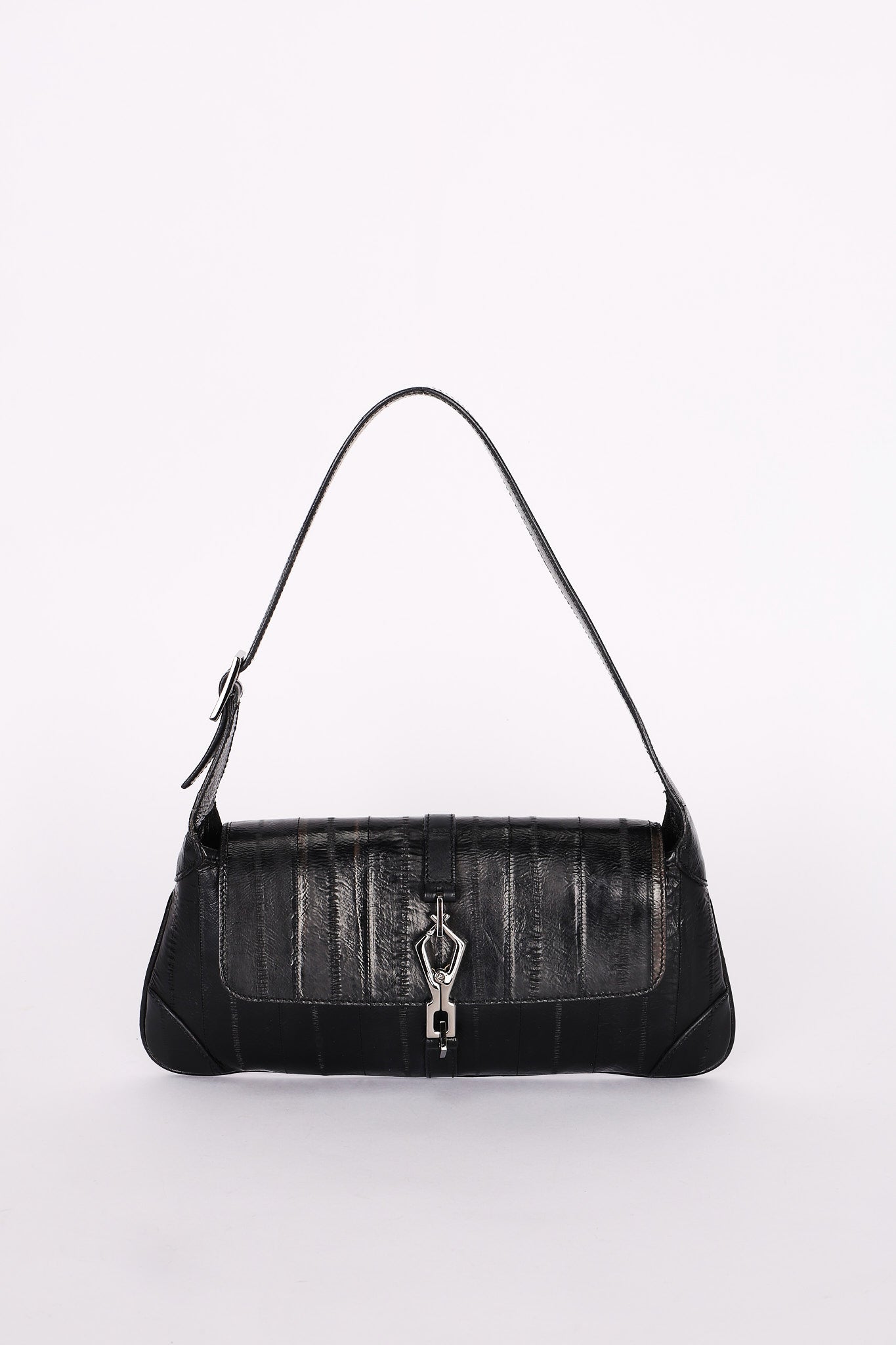 Gucci Jackie Shoulder Bag Black Eel