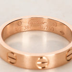 Cartier 18K Rose Gold Love Ring, Size US 5.25