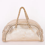Chanel Luxe Ligne Bowler Bag Gold Metallic Calfskin GHW