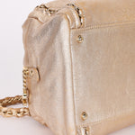 Chanel Luxe Ligne Bowler Bag Gold Metallic Calfskin GHW