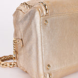 Chanel Luxe Ligne Bowler Bag Gold Metallic Calfskin GHW