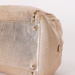 Chanel Luxe Ligne Bowler Bag Gold Metallic Calfskin GHW
