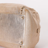 Chanel Luxe Ligne Bowler Bag Gold Metallic Calfskin GHW