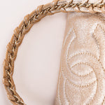 Chanel Luxe Ligne Bowler Bag Gold Metallic Calfskin GHW