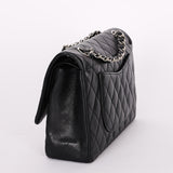 Chanel Medium Classic Double Flap Black Caviar SHW