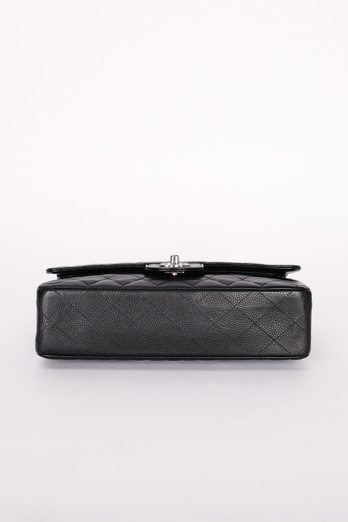 Chanel Medium Classic Double Flap Black Caviar SHW