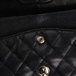Chanel Medium Classic Double Flap Black Caviar SHW