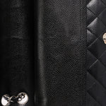 Chanel Medium Classic Double Flap Black Caviar SHW
