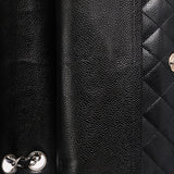 Chanel Medium Classic Double Flap Black Caviar SHW
