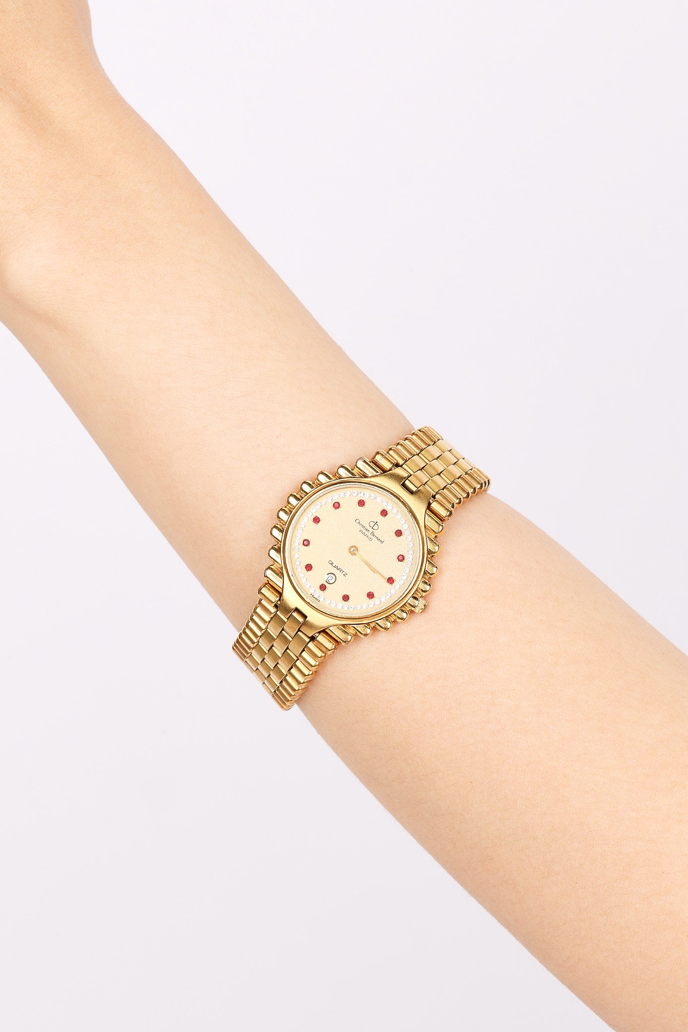Christian Bernard MS 3310 Diamond and Garnet Watch 32mm