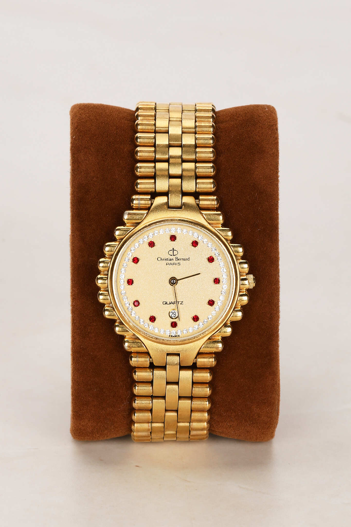 Christian Bernard MS 3310 Diamond and Garnet Watch 32mm
