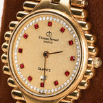 Christian Bernard MS 3310 Diamond and Garnet Watch 32mm