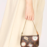 Louis Vuitton Monogram Patch Mini Chain Pochette