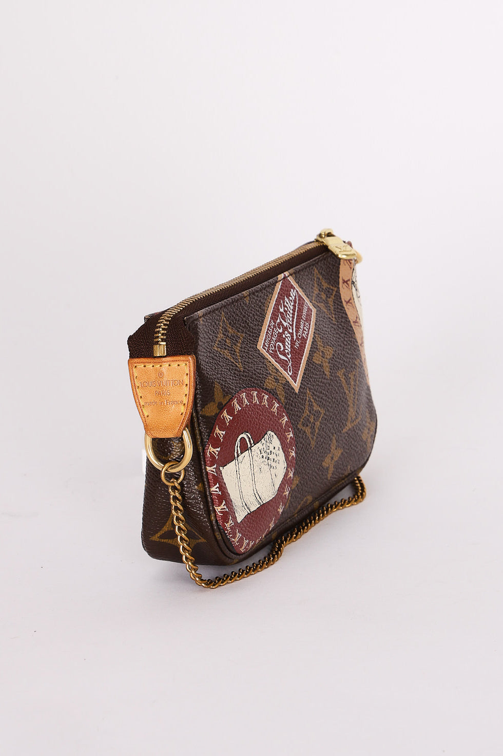 Louis Vuitton Monogram Patch Mini Chain Pochette