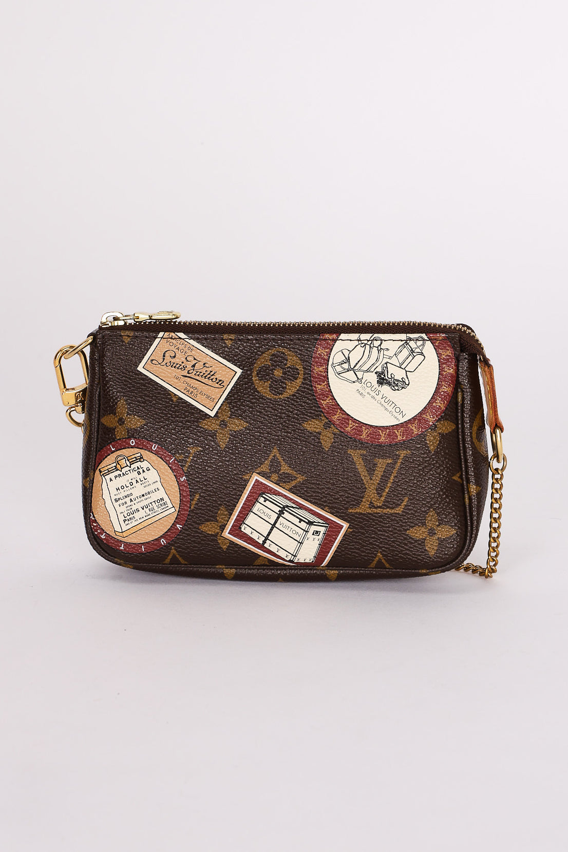 Louis Vuitton Monogram Patch Mini Chain Pochette