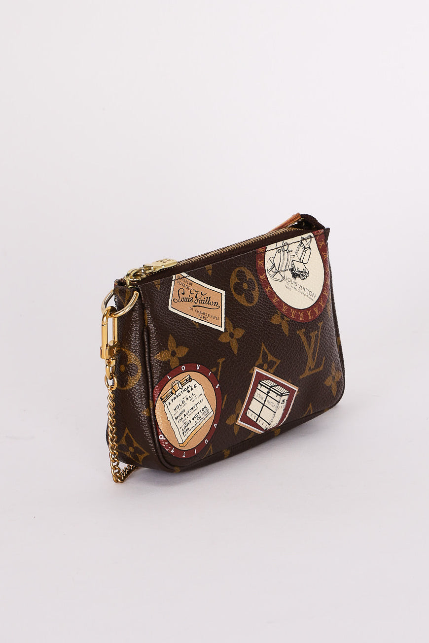 Louis Vuitton Monogram Patch Mini Chain Pochette