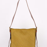 Bottega Veneta Intrecciato Messenger Bag Green