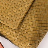 Bottega Veneta Intrecciato Messenger Bag Green