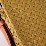 Bottega Veneta Intrecciato Messenger Bag Green