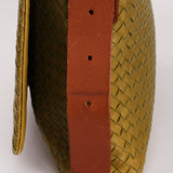 Bottega Veneta Intrecciato Messenger Bag Green