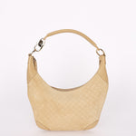 Gucci G Monogram Suede Shoulder Bag