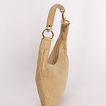 Gucci G Monogram Suede Shoulder Bag