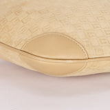 Gucci G Monogram Suede Shoulder Bag