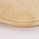 Gucci G Monogram Suede Shoulder Bag