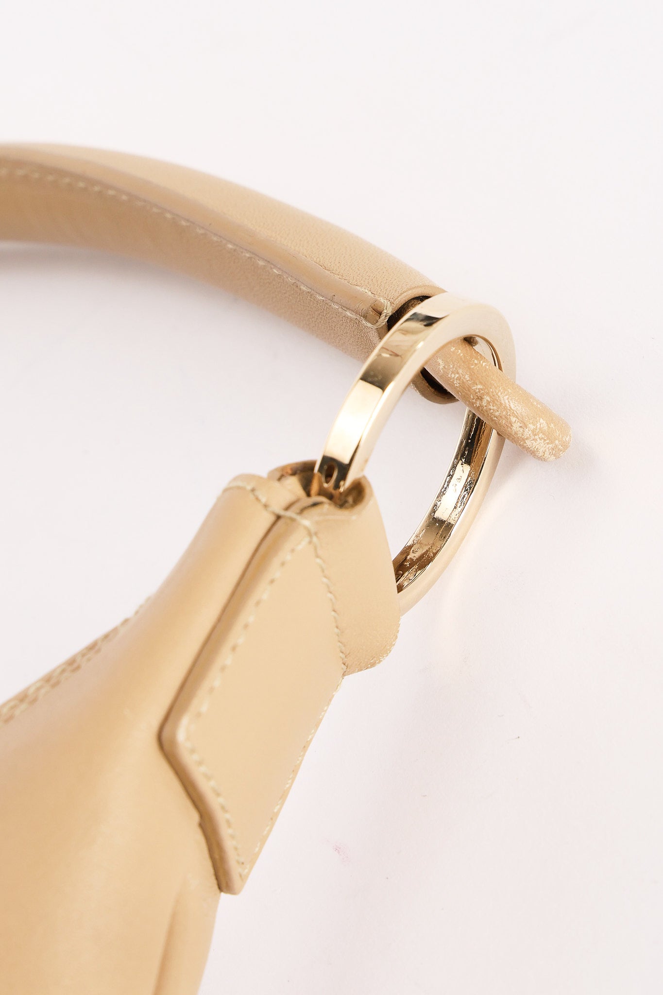 Gucci G Monogram Suede Shoulder Bag