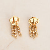 Dior CD Cascade Crystal Drop Earrings - Drop 80