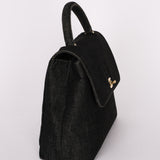 Chanel Denim Kelly Top Handle Bag 24K GP
