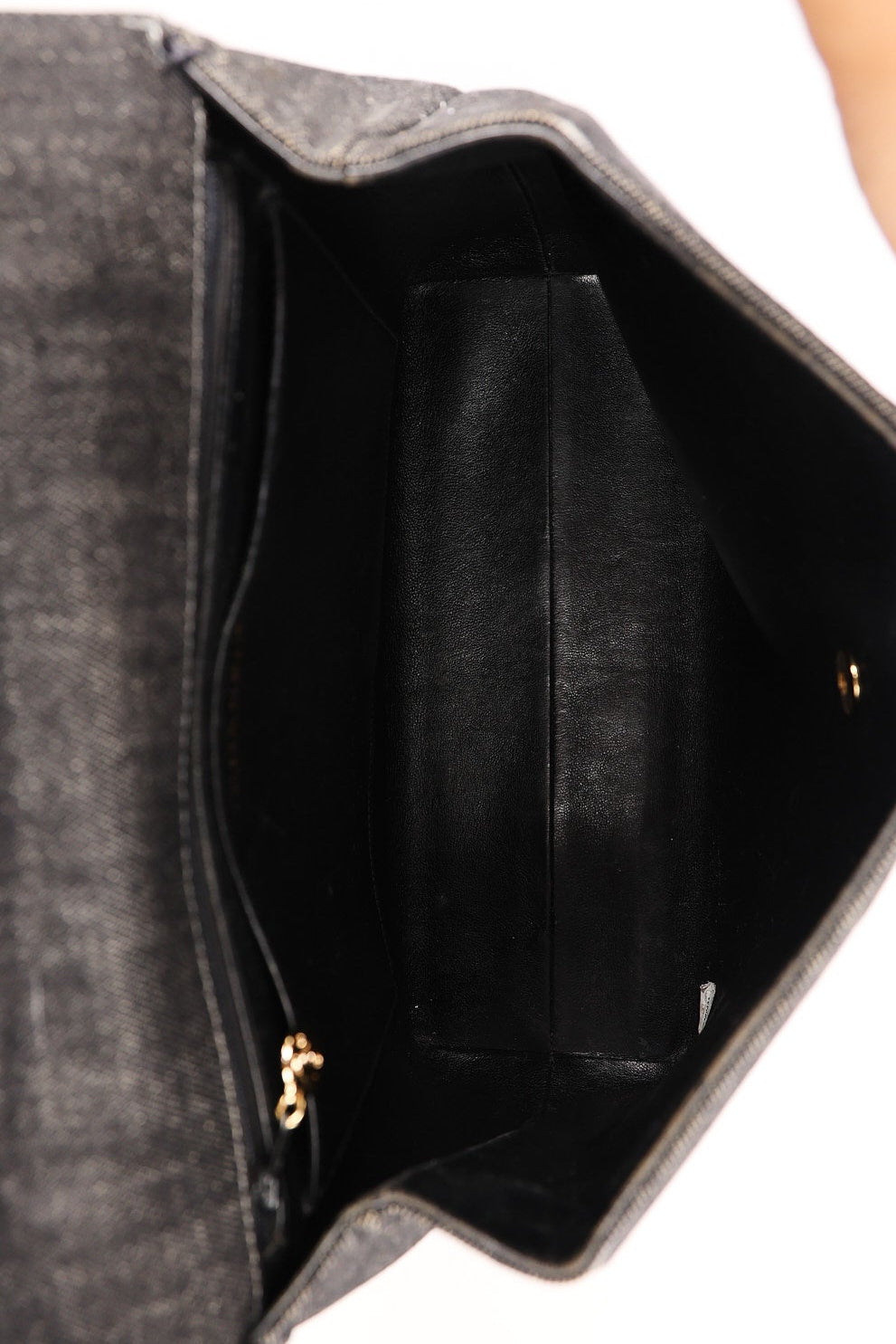 Chanel Denim Kelly Top Handle Bag 24K GP