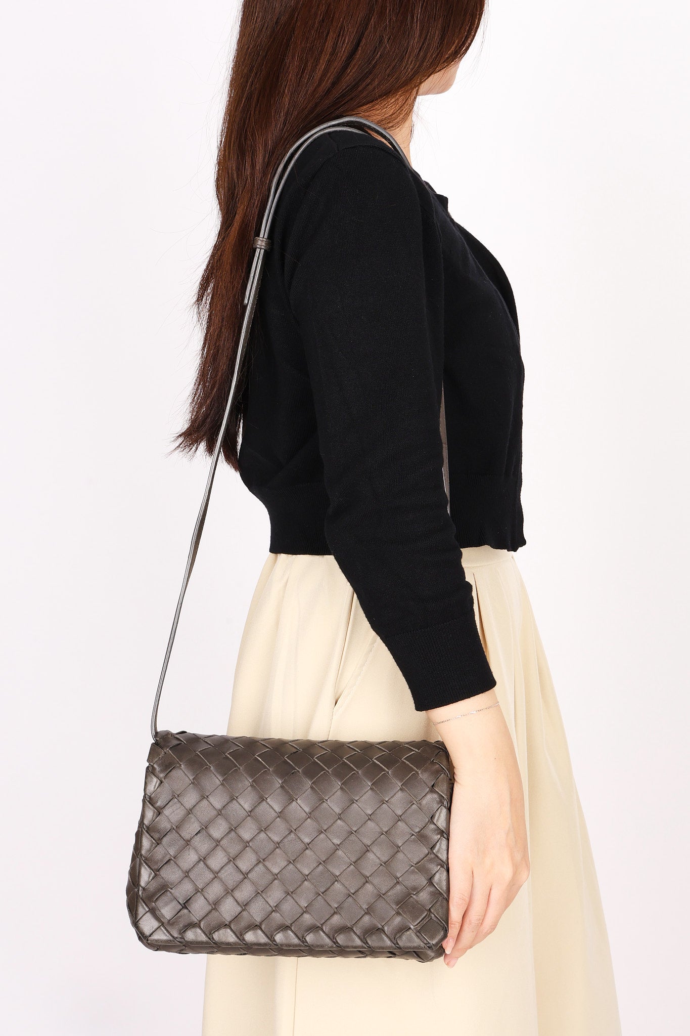 Bottega Veneta Intrecciato Crossbody Bag