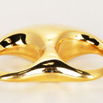 Gucci Duo Signet Script Statement Ring, Sizes 7 and 8