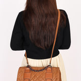 Chanel In the Mix Messenger Bag Tan Lambskin 2008 RHW