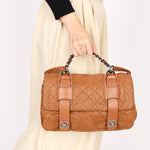 Chanel In the Mix Messenger Bag Tan Lambskin 2008 RHW
