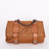 Chanel In the Mix Messenger Bag Tan Lambskin 2008 RHW