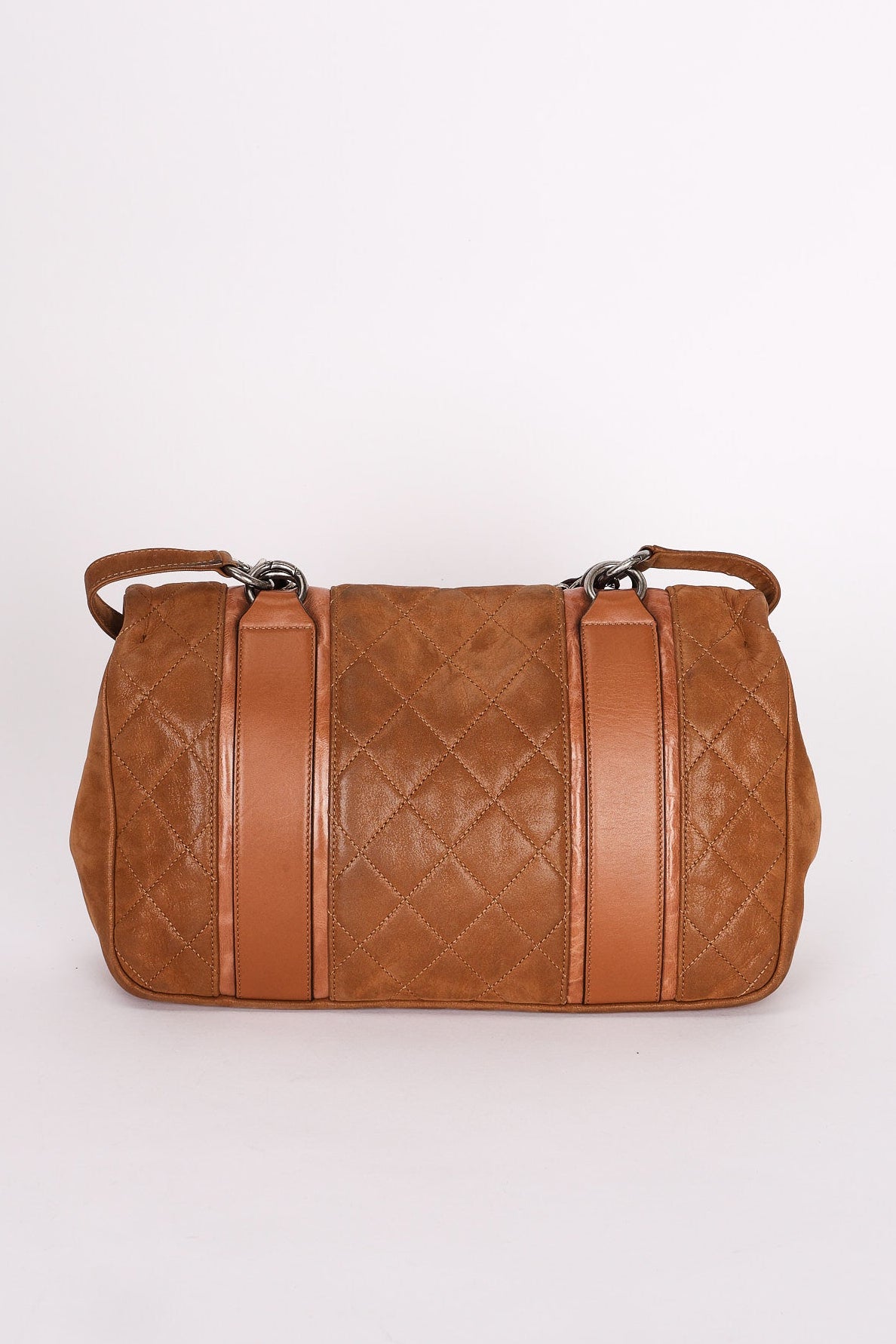 Chanel In the Mix Messenger Bag Tan Lambskin 2008 RHW