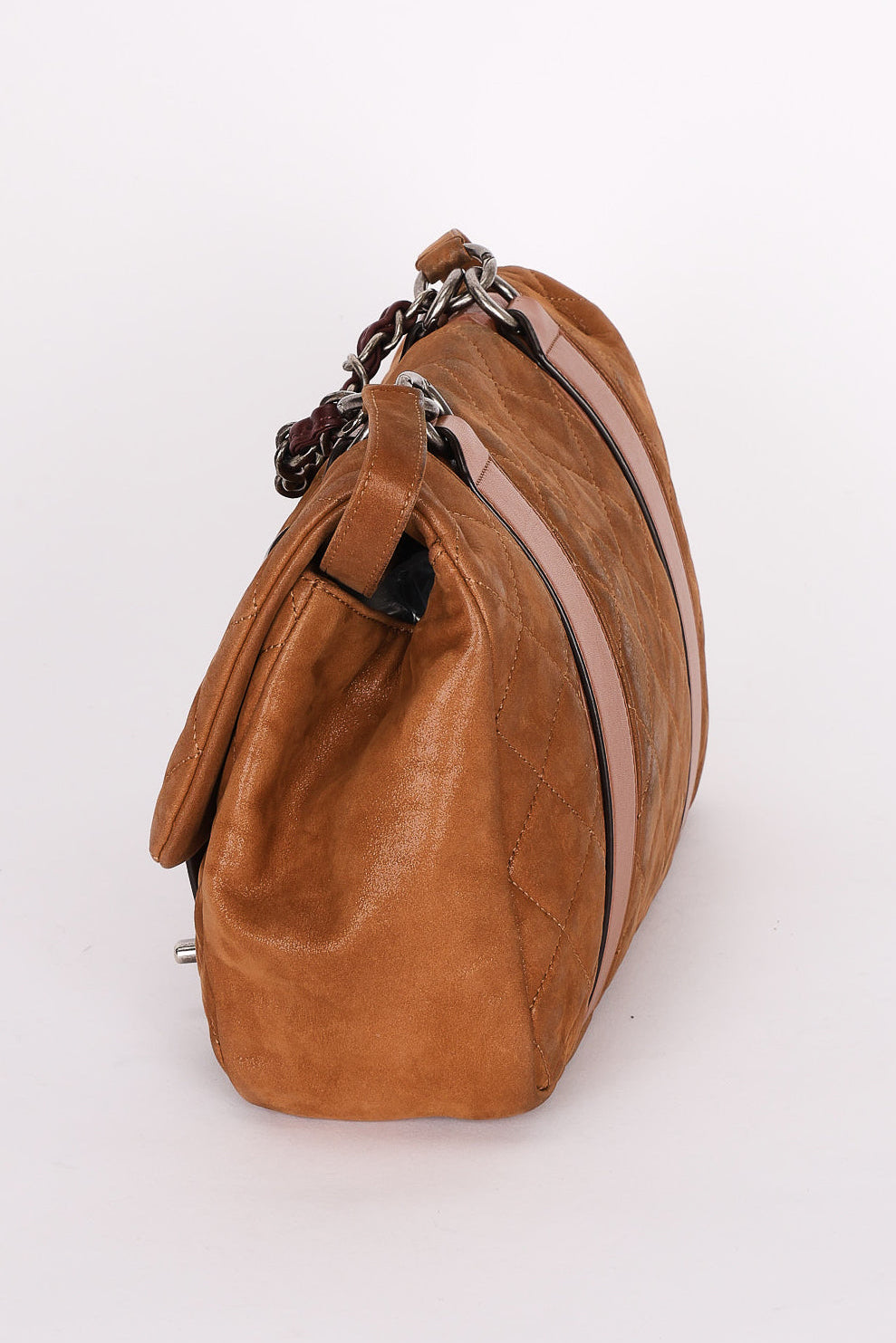 Chanel In the Mix Messenger Bag Tan Lambskin 2008 RHW