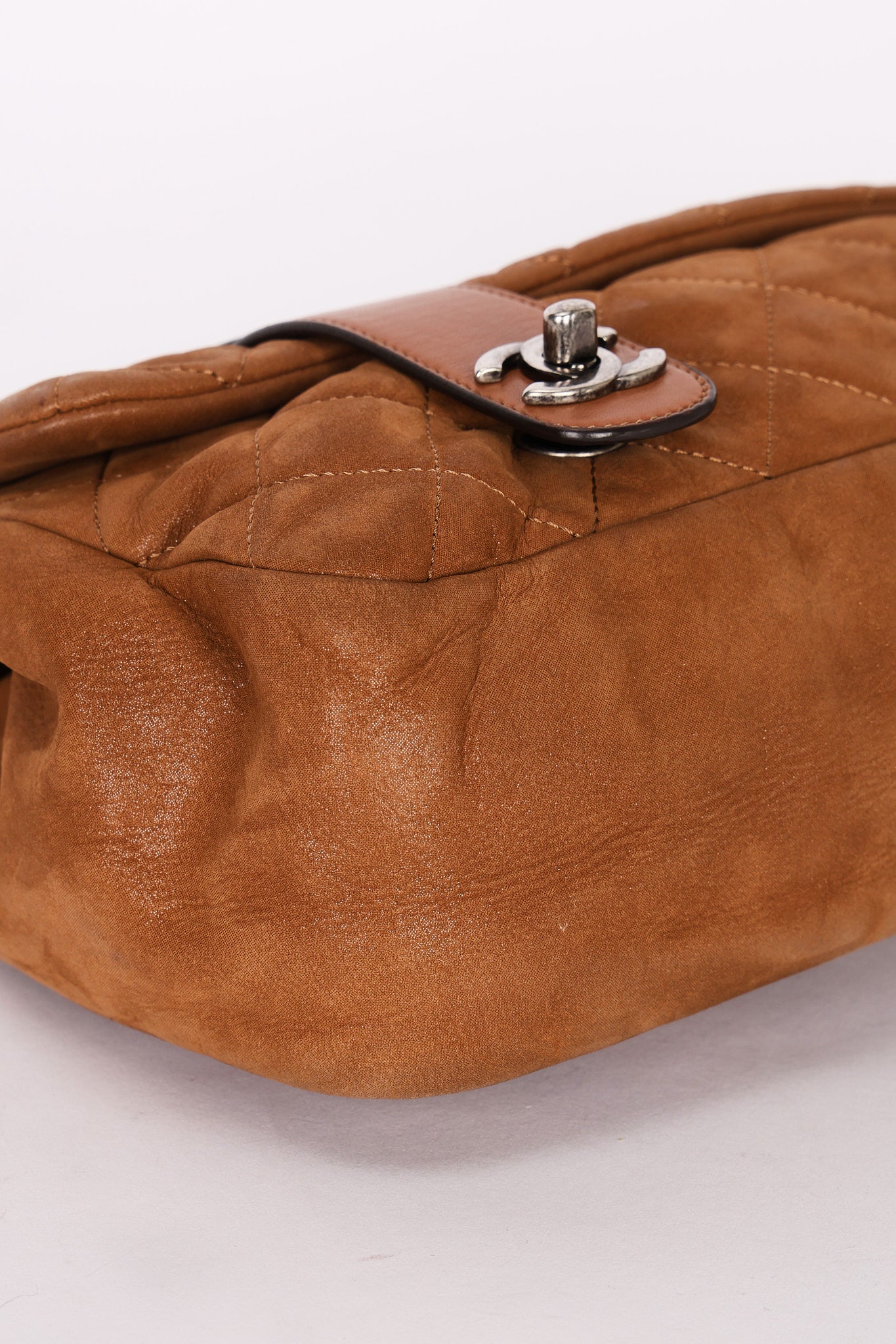 Chanel In the Mix Messenger Bag Tan Lambskin 2008 RHW