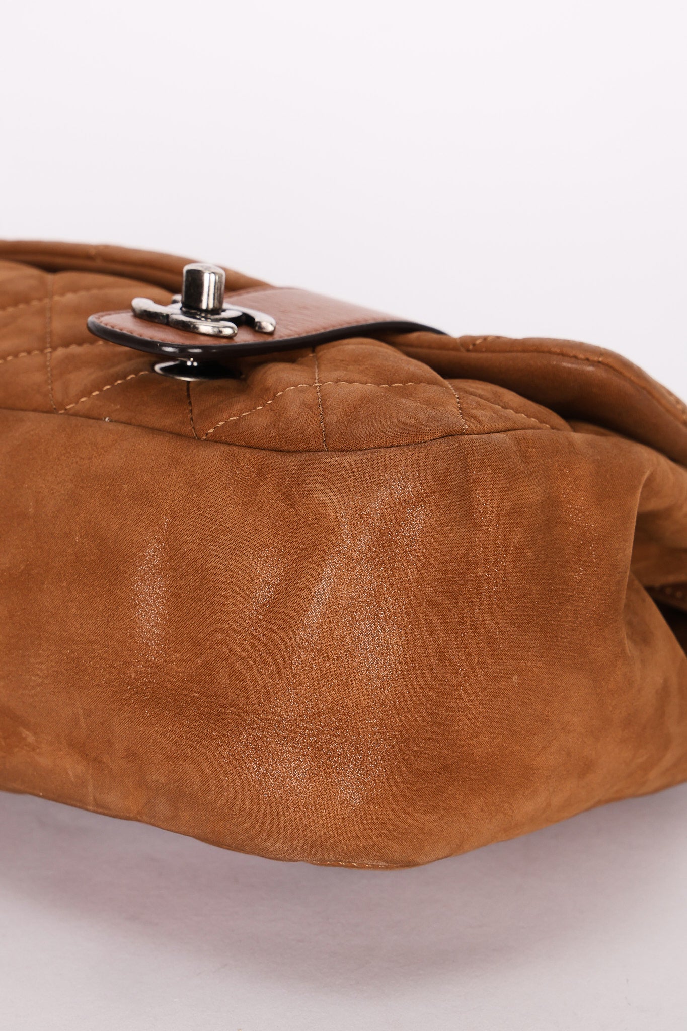 Chanel In the Mix Messenger Bag Tan Lambskin 2008 RHW