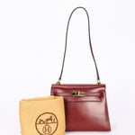 Hermès Mini Kelly Bordeaux Box 1984 GHW